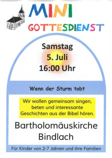 Minigottesdienst 
